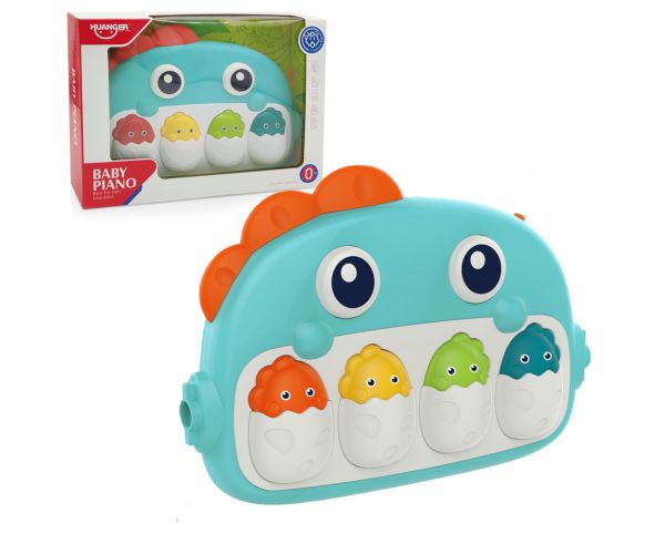 Music World: Dino prijatelj beba klavir 30cm