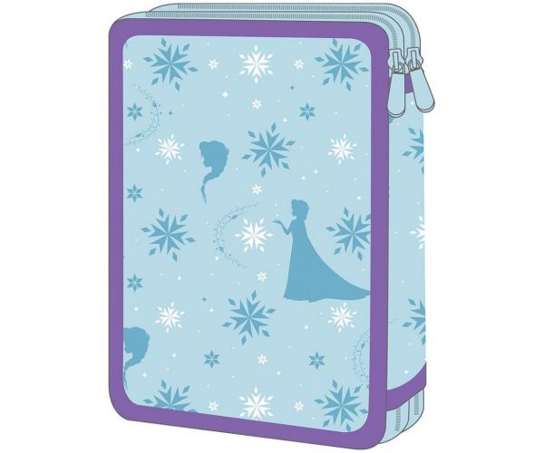 Must: Dvokatna pernica s motivom Frozen, ispunjena, 15x5x21 cm