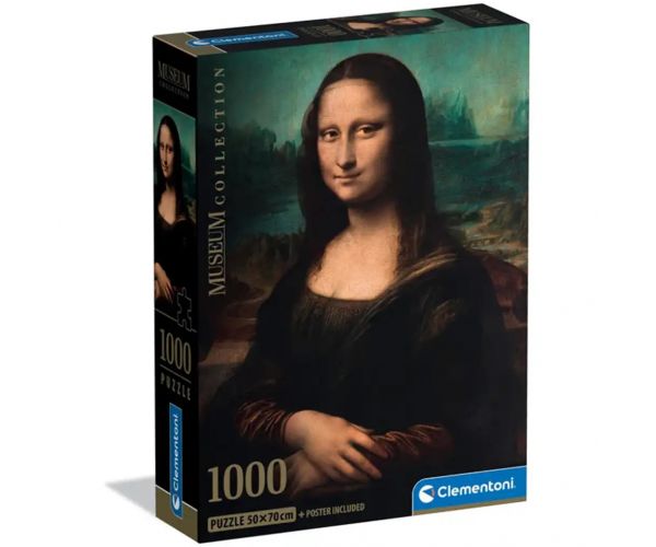 Museum Collection: Leonardo da Vinci - Mona Lisa 1000db-os puzzle - Clementoni