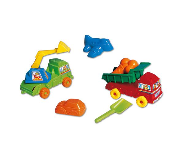 Multi truck radni strojevi za pijesak - D-Toys