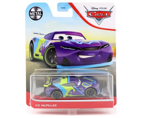 Verdák 3: J. D. McPillar karakter kisautó 1/55 - Mattel