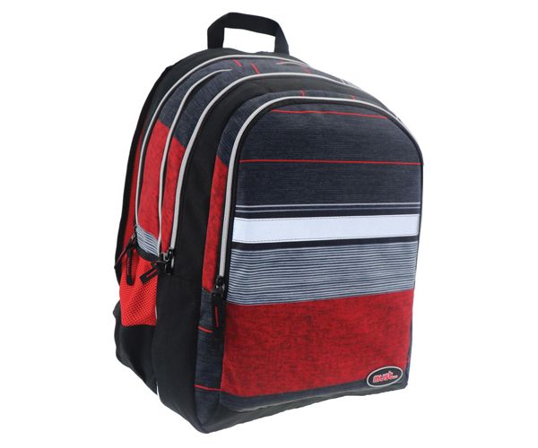 Must: Crveno-crna 2u1 školska torba, ruksak 47x25x33cm