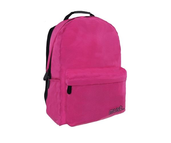 Must Ripstop pink iskolatáska hátizsák 42x32x17cm