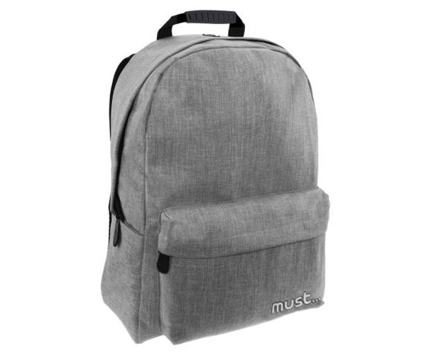 Must: Siva Monochrome Jeans školska torba, ruksak 32x17x42cm