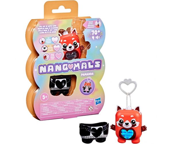 Nano-mals: Pamanda interaktív elektronikus vöröspanda figura – Hasbro