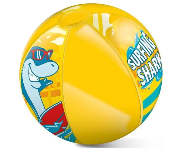 Cápa mintás felfújható strandlabda 50cm - Mondo Toys