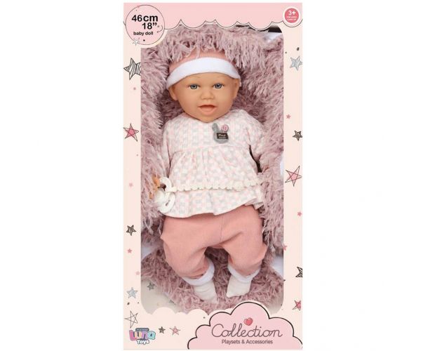 Nasmiješena beba s dodacima 45cm