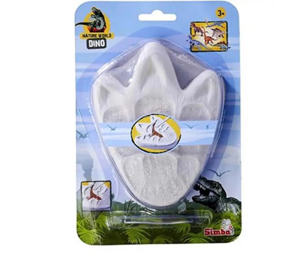 Nature World Dino - Dinoszaurusz lábnyomos meglepetés kifaragó szett - Simba Toys