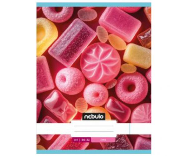 Nebulo: Jellygum glatka bilježnica A4 80-32