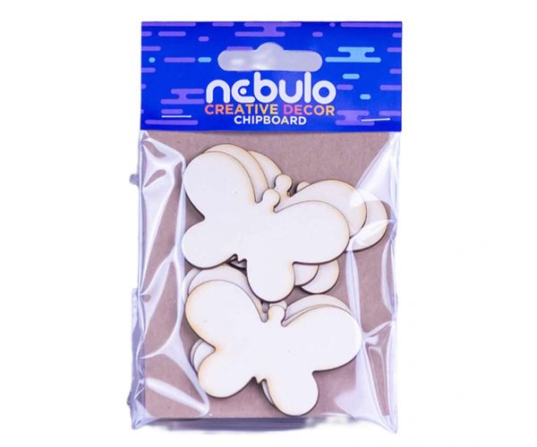 Nebulo: Kartonski ukrasi leptira, set od 6 komada