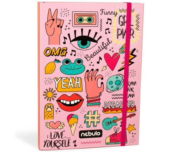 Nebulo: Füzetbox A/4-es méretben girl power