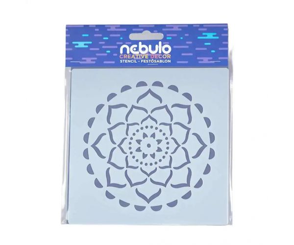 Nebulo: Plastična šablona za mandalu