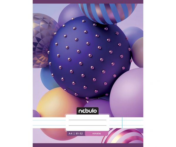 Nebulo: Šarene kuglice, bilježnica s crtama 81-32 A/4