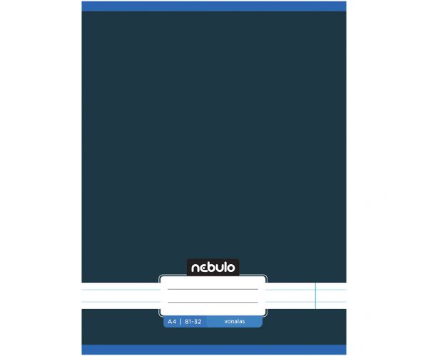 Nebulo: Spajalica s crtama grafitno plave boje 81-32 A/4