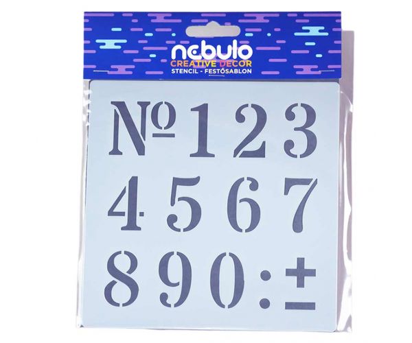 Nebulo: Veliki brojevi predložak list