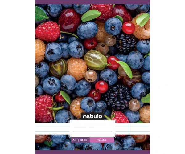 Nebulo: Zsorani vođeni voćni uzorak bilježnica 81-32 A/4