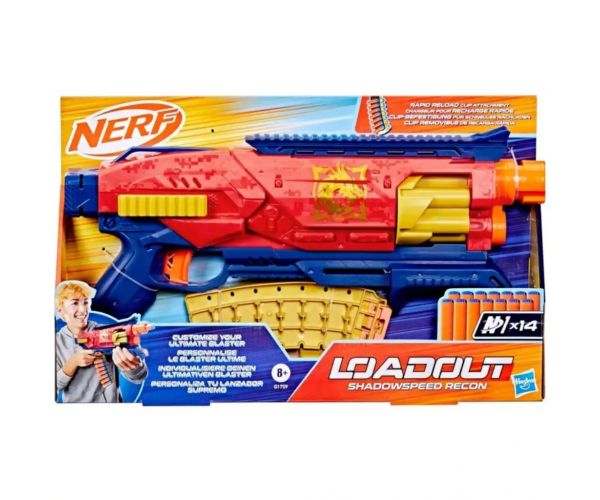 Nerf: Loadout Shadowspeed Recon szivacslövő fegyver – Hasbro