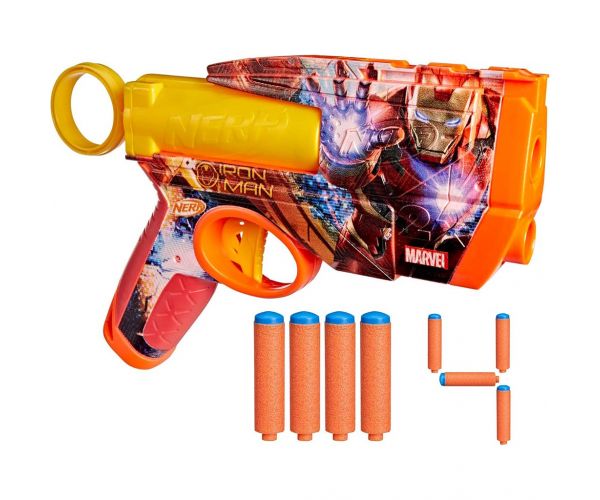 Nerf: Marvel Iron Man pjenasti pištolj - Hasbro