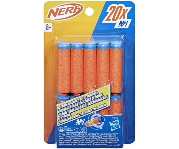 Nerf: N-Series: Szivacslövő töltény utántöltő 20db-os szett - Hasbro