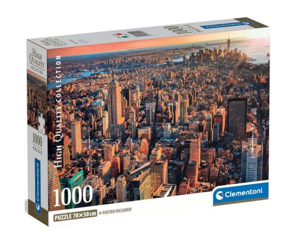 New York épületei 1000db-os HQC puzzle - Clementoni