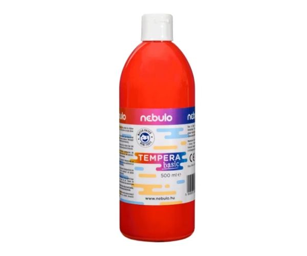Nebulo: Crvena tekuća tempera u boci od 500 ml