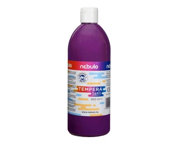 Nebulo: Ljubičasta tekuća tempera u boci od 500 ml