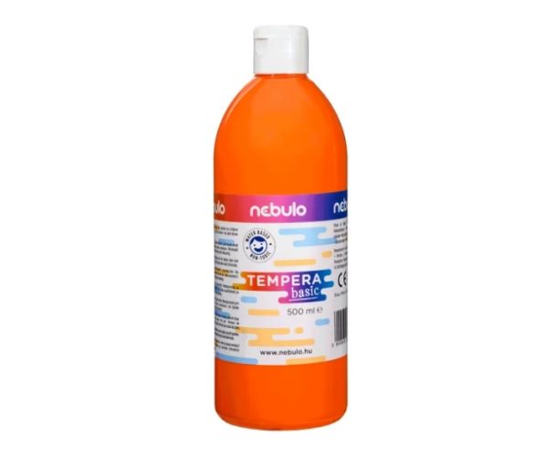 Nebulo: Narančasta tekuća tempera u boci od 500 ml