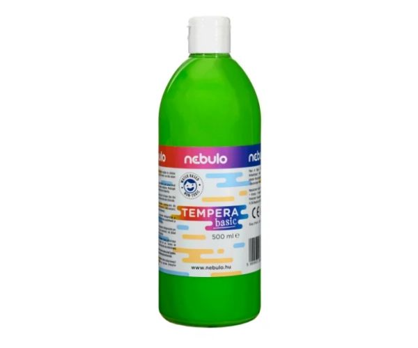 Nebulo: Svijetlo zelena tekuća tempera u boci od 500 ml