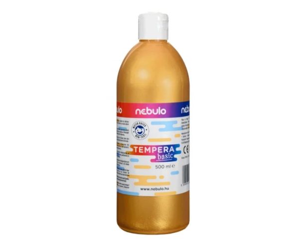 Nebulo: Tekuća tempera zlatne boje u boci od 500 ml