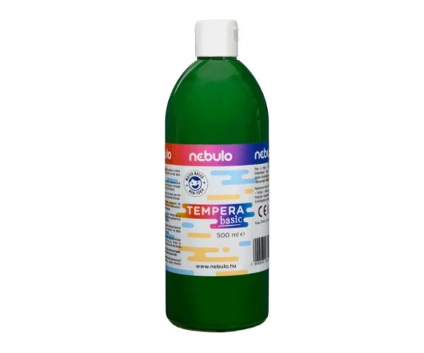 Nebulo: Zelena tekuća tempera u boci od 500 ml