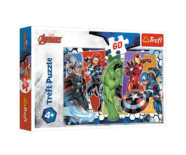 Nepobjedivi Osvetnici puzzle 60 kom - Trefl