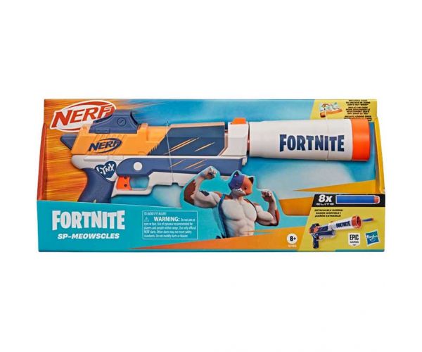 Nerf: Fortnite SP-Meowscles szivacslövő fegyver - Hasbro