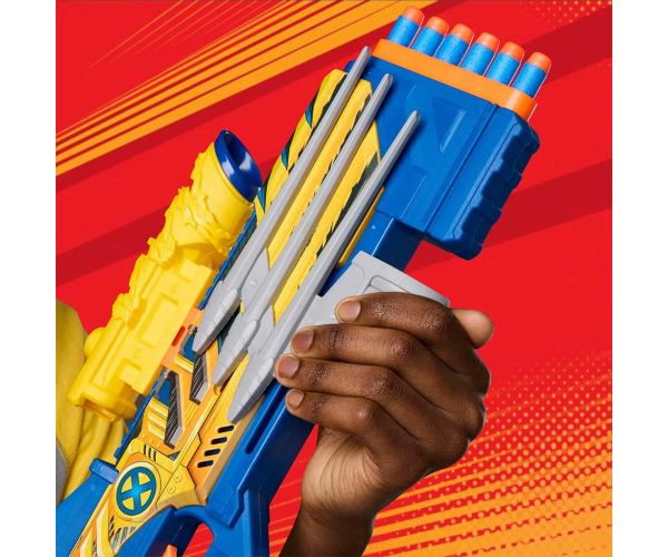 Nerf: Marvel X-Men Wolverine pjenasti bacač metaka - Hasbro