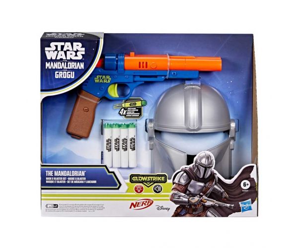 Nerf: Star Wars A Mandalórián Maszk és szivacslövő pisztoly - Hasbro