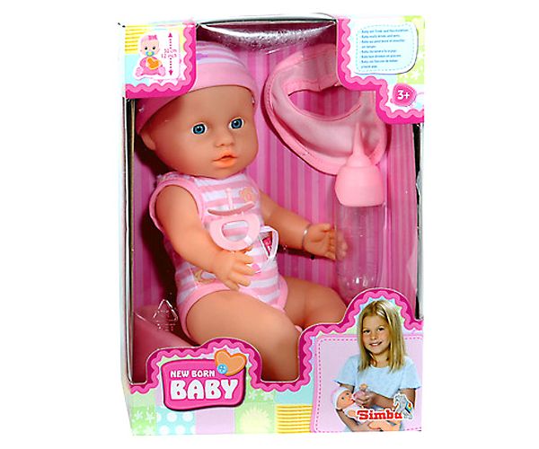 New Born lutka koja piški, sa dodacima - Simba Toys