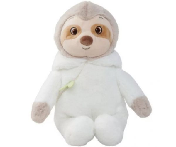Nicotoy: Ülő lajhár overálban plüssfigura 21cm - Simba Toys