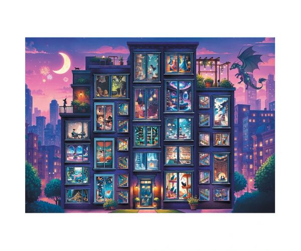 Noć puna priča Premium Plus puzzle od 1000 komada - Trefl