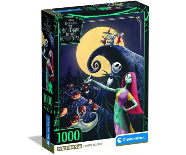 Rémálom Karácsony előtt 1000 darabos puzzle - Clementoni