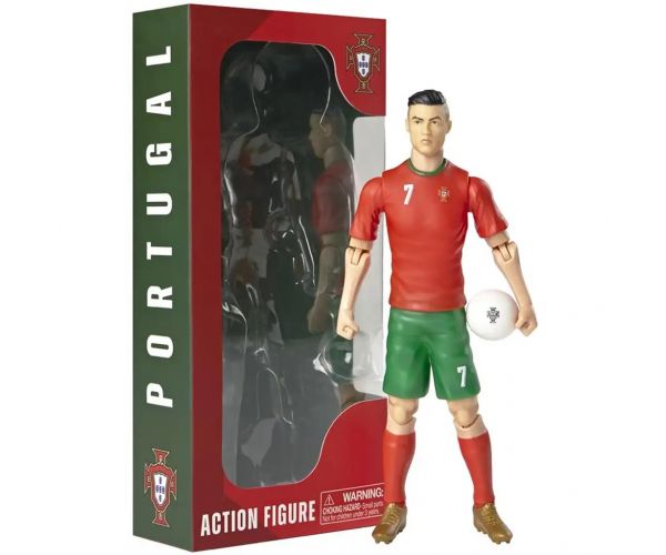 Focista akciófigura, 20 cm - Portugal, Ronaldo 7-es mezben