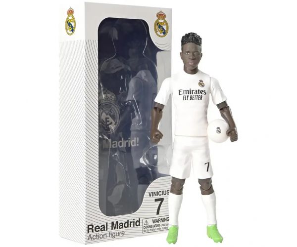 Focista akciófigura, 20 cm - Real Madrid, Vinicius 7-es mezben