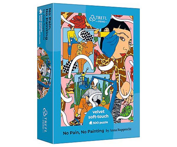 No pain, No painting baršunast i mekan na dodir puzzle 500kom - Trefl