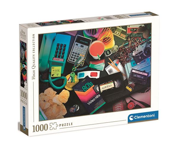 Nostalgija 80-ih HQC puzzle 1000kom - Clementoni