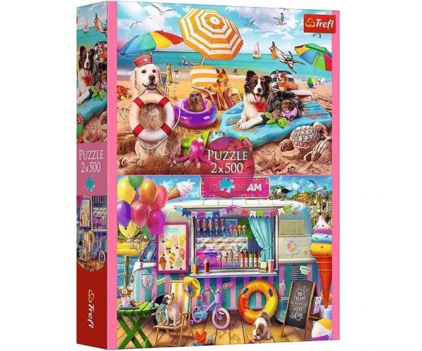 Vakáció 2x500db-os puzzle - Trefl