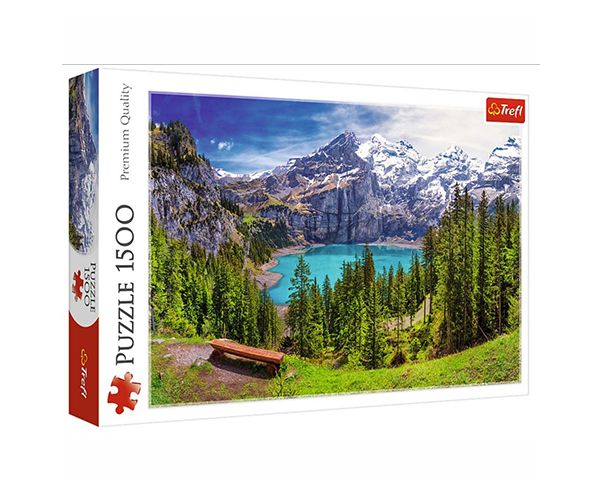 Oeschinen Alpe, Švicarska vrhunske puzzle 1500kom - Trefl