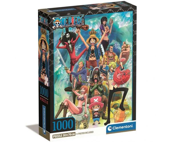 One Piece 1000db-os compact puzzle 50x70cm - Clementoni
