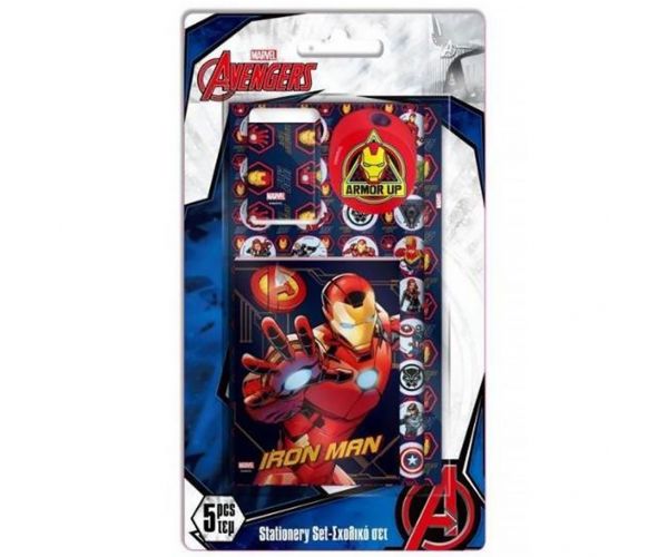 Osvetnici: 5-dijelni set pribora za pisanje s motivom Iron Mana