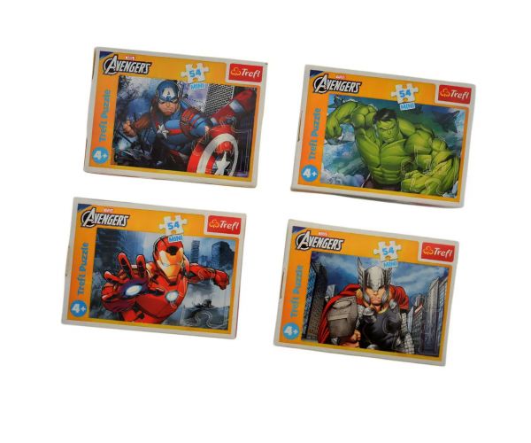 Bosszúállók 54db-os mini puzzle többféle 1db - Trefl