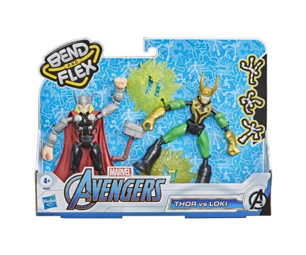Osvetnici Bend and Flex Thor vs. Loki set figura - Hasbro