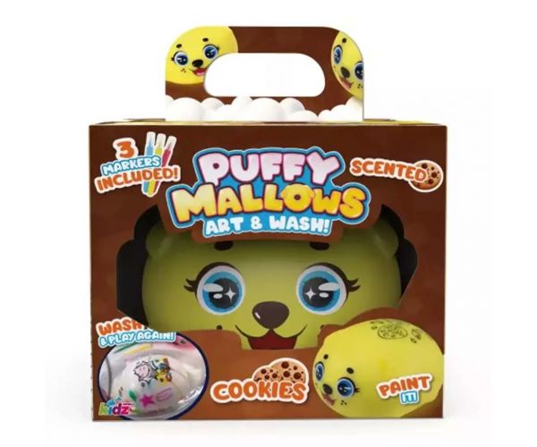 Pufók mályvacukor állatka: Cookies - sárga