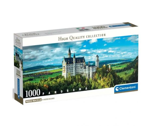 Neuschwansteini kastély HQC 1000db-os panoráma puzzle - Clementoni
